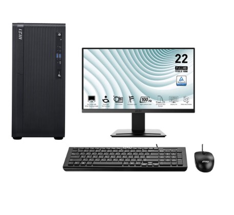 MSI Desktop PRO DP180 A14 (14th Gen Intel Core i5-14400 | 16GB DDR5 RAM | 512GB SSD | Wi-Fi + BT | MSI 22