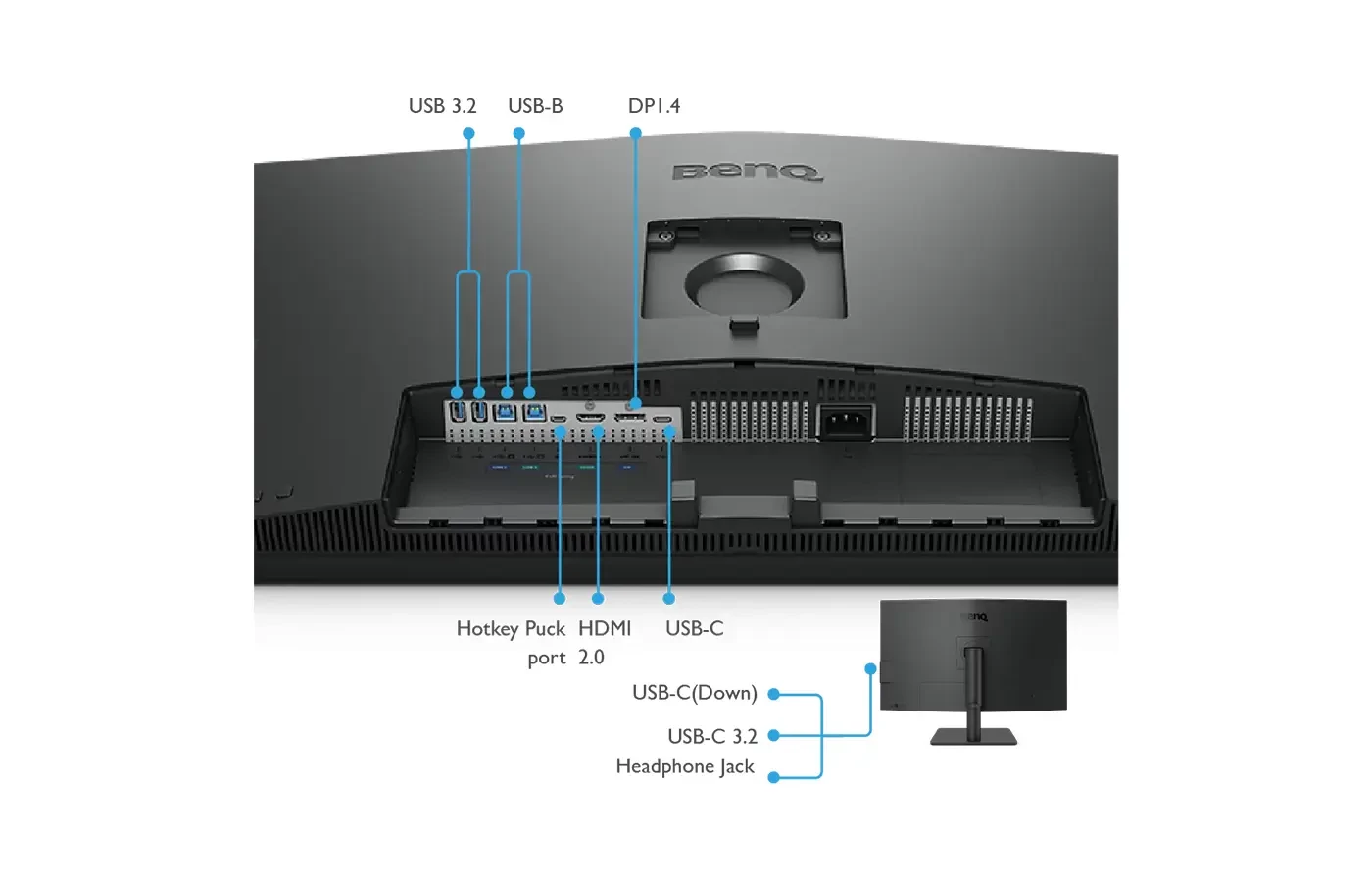 BenQ PD3205U Mac-Ready Monitor 32
