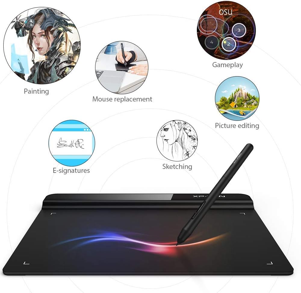 XP-PEN Star G640 (6 x 4 Inch | 8192 Pressure Level | Pen | Support Android, Windows & MAC OS)