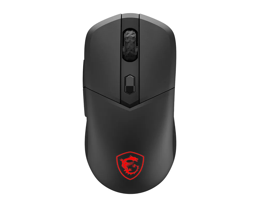 MSI VERSA 300 Elite Wireless (26000 DPI  |1000 Hz /1 ms | RGB Light | 60M Clicks, Bluetooth, Wireless, Up to 200 hours)