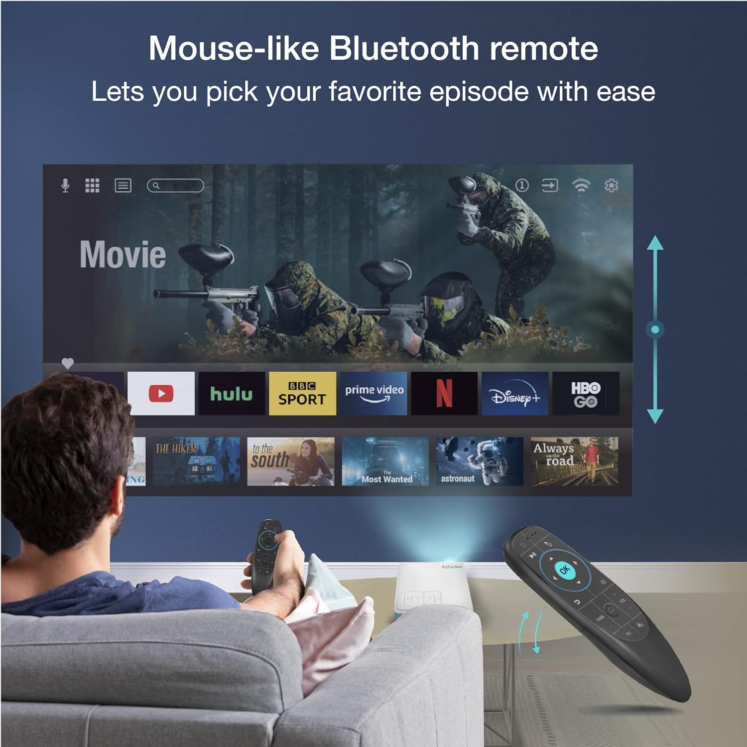 EZCast Beam J4a (480p | 300 Lumens | 20000Hrs Lamp Life | Android | Wi-Fi | 2W Speaker)