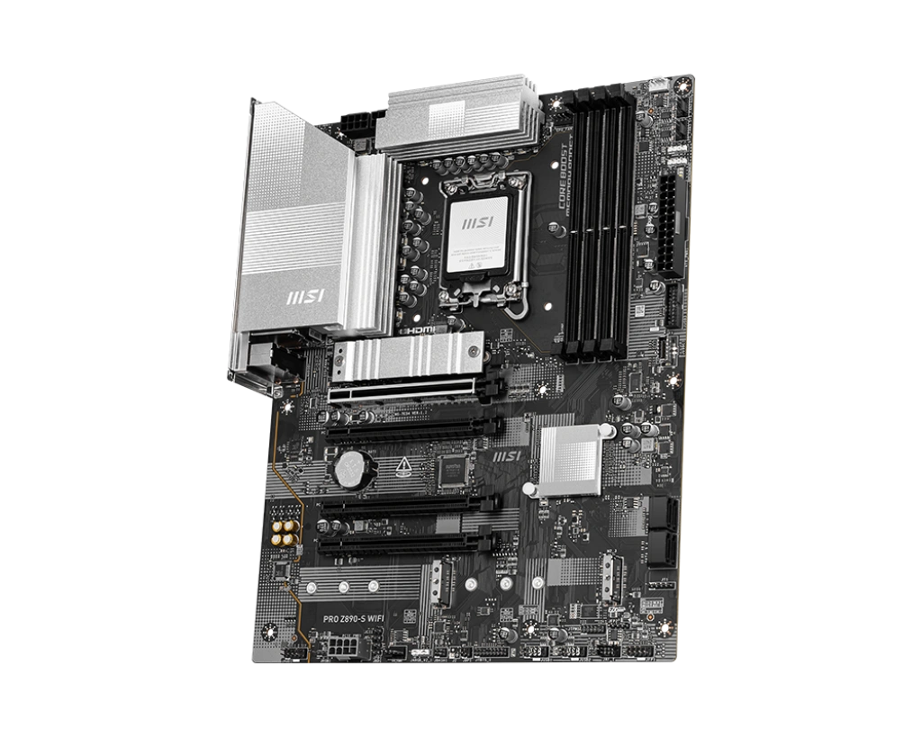 MSI PRO Z890-S Wi-Fi Motherboard (ATX | Support 15th / Ultra Series-2 Intel Processor | DDR5 | Gen5 SSD | Thunderbolt 4 | Wi-Fi 7)
