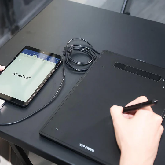 XP-PEN Star G960S Plus (9 x 6 Inch | 8192 Pressure Level | 4 Keys | Pen with Eraser | Support Android, Windows & MAC OS) 