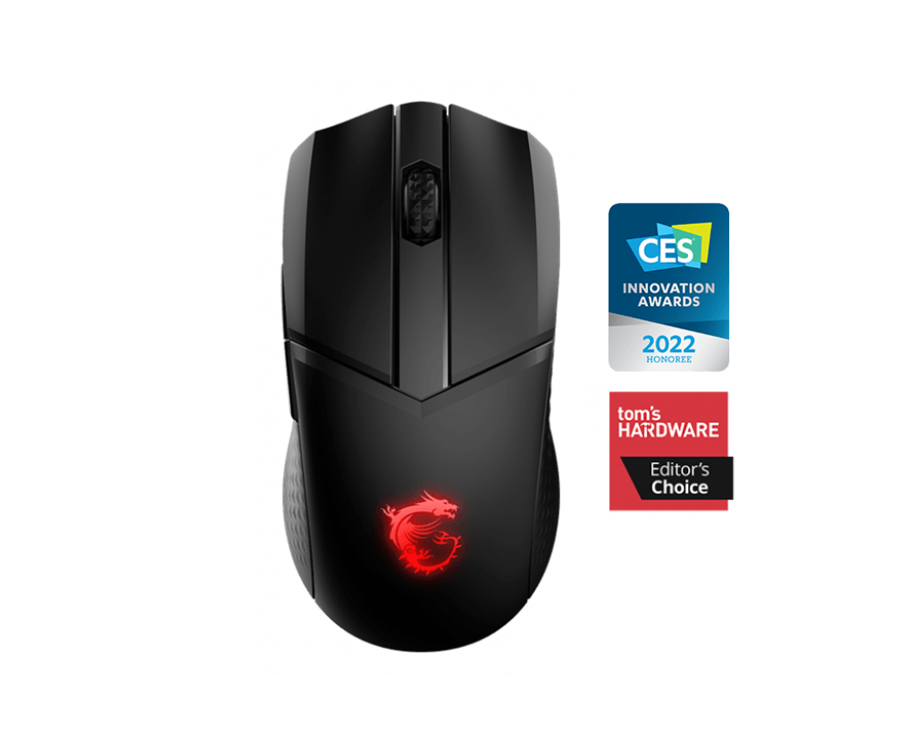 MSI CLUTCH GM41 Lightweight Wireless Gaming Mouse (20000 DPI | RGB | Up to 80 Hrs Backup)