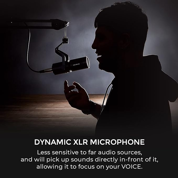 AverMedia AM330 (Broadcast Quality | Dynamic Microphone | XLR Connector jack | Mountable)