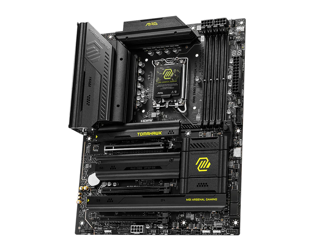 MSI MAG Z890 TOMAHAWK WIFi II (ATX | Intel Ultra Series-2 Processor | DDR5 | Gen5 SSD | 1x Thunderbolt 4 | Wi-Fi 7)