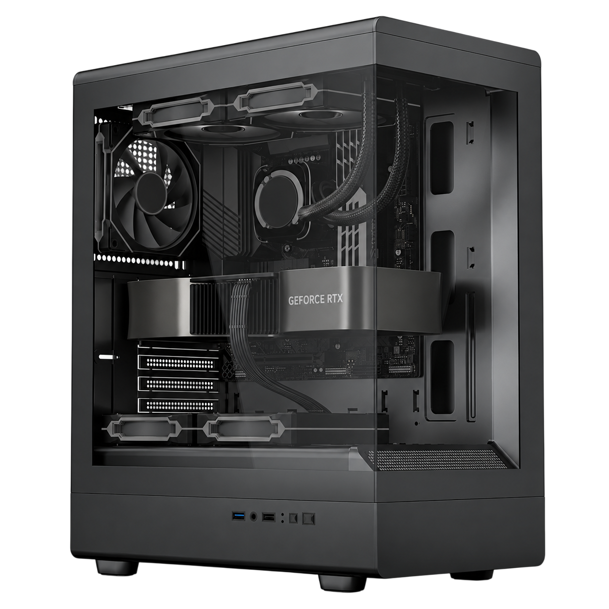 Golden Field V365B (ATX | 2 Side Glass | RGB FAN)