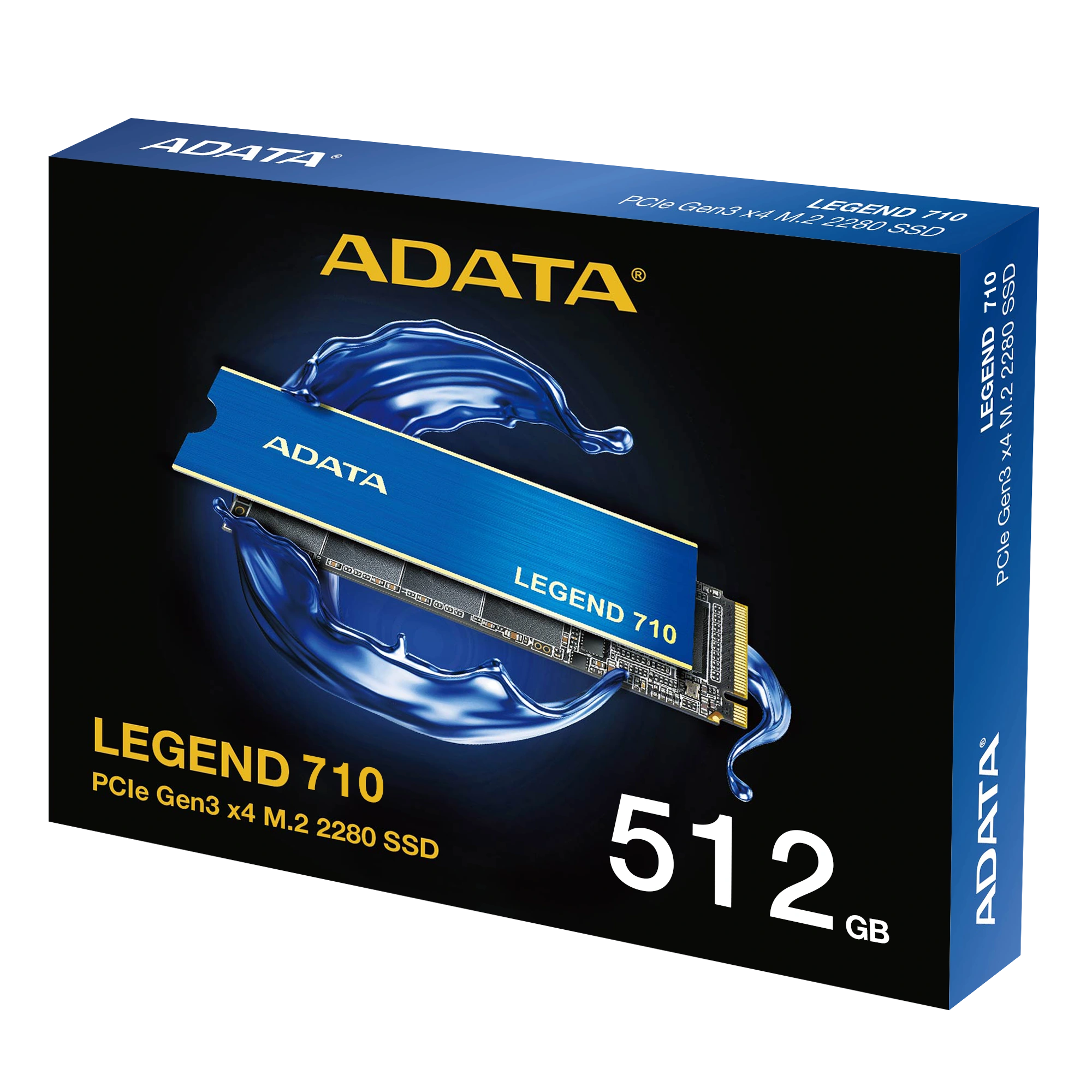 ADATA Legend 710 (PCIe Gen3 | R/W Up to 2400/1800 MB/s | SLC Caching | Heatsink)