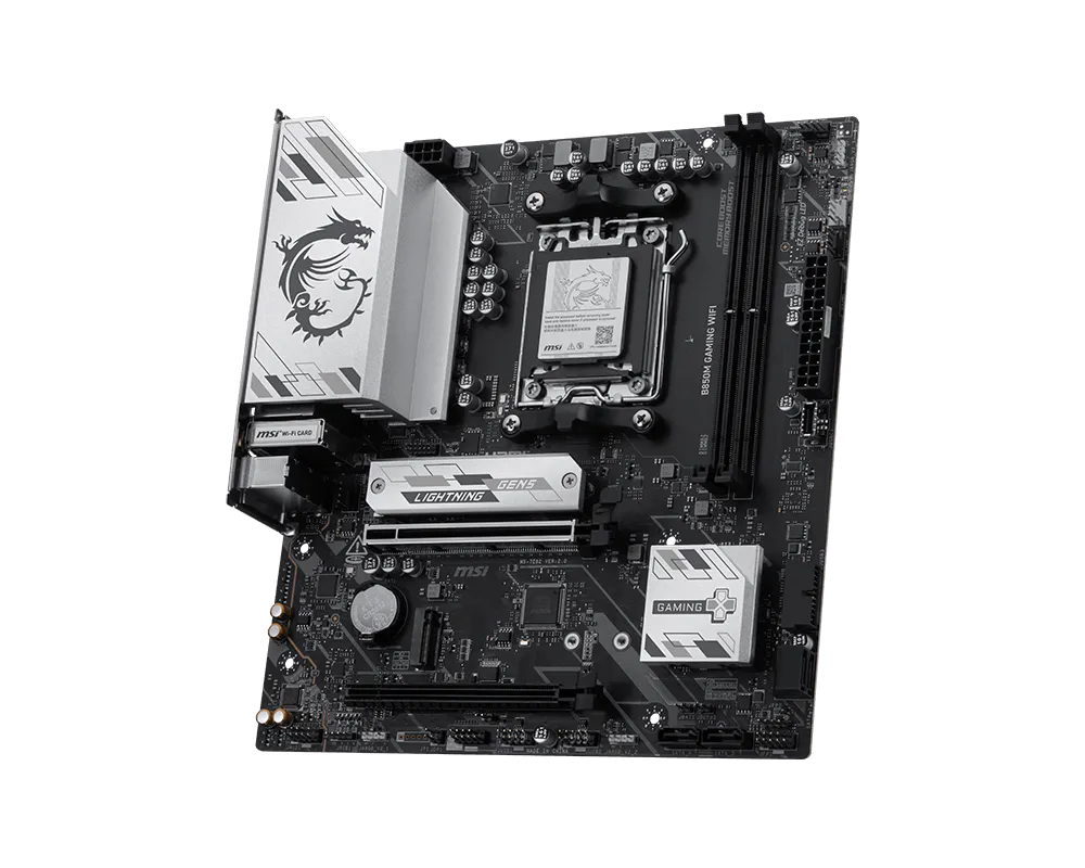 MSI B850M GAMING WIFI (Supports AMD Ryzen™ 9000/ 8000/ 7000 Series | DDR RAM | Gen5 M.2 | 5G Lan | USB C)