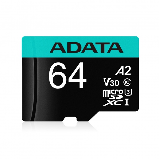 ADATA 64GB MicroSD (Support 4K) 