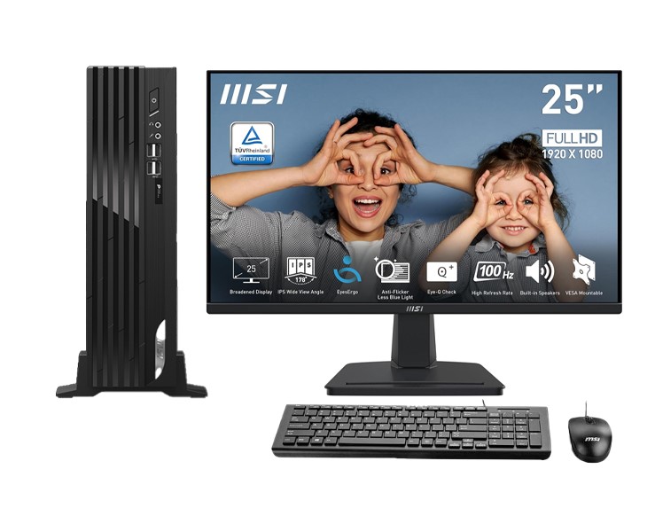 MSI Mini Desktop PRO DP10 12M (12th Gen Intel Core i5 | 8GB RAM | 512GB SSD | Wi-Fi 6E+ BT | Thunderbolt 4 | 22