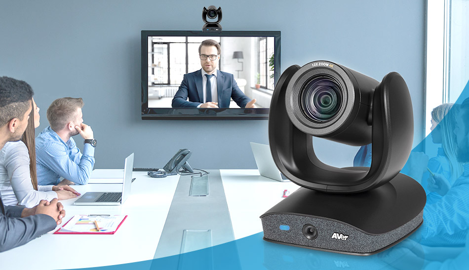 AVer CAM570 Video Conference Camera (4K Dual Lens Audio Tracking | 36X Zoom | Dynamic Dection | Touchless Control | Smart Gallery)