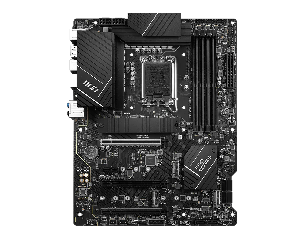 MSI PRO Z790-P WIFI DDR4 (ATX | Support 12th, 13th & 14th Gen Intel Processor | Wi-Fi 6E | 2.5G LAN)