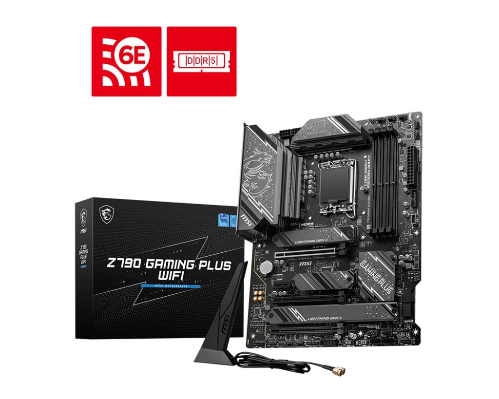 MSI Z790 Gaming Plus Wi-Fi DDR5 (ATX | Support 12th, 13th & 14th Gen Intel Processor | DDR5 RAM | Gen4 M.2 | 2.5G LAN | Wi-Fi 6E | USB-C) MSI Z790 Gaming Plus Wi-Fi DDR5 (ATX | Support 12th, 13th & 14th Gen Intel Processor | DDR5 RAM | Gen4 M.2 | 2.5G LAN | Wi-Fi 6E | USB-C)