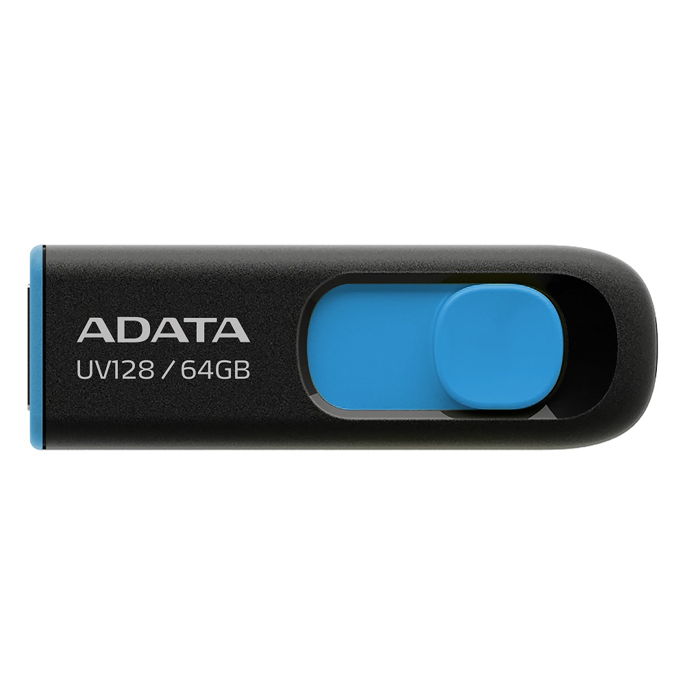 ADATA UV128 Pendrive (64GB | USB 3.2 | Read up to 100MB/s | Compact Size | Thumb Swipe)