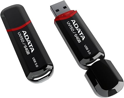 ADATA UV150 Pendrive (64GB | USB 3.2 | Read up to 100MB/s | Compact Size)