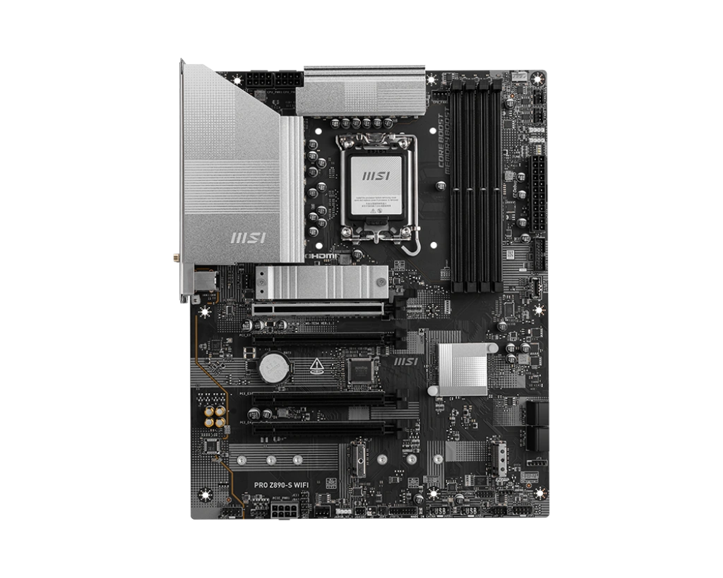 MSI PRO Z890-S Wi-Fi Motherboard (ATX | Support 15th / Ultra Series-2 Intel Processor | DDR5 | Gen5 SSD | Thunderbolt 4 | Wi-Fi 7)